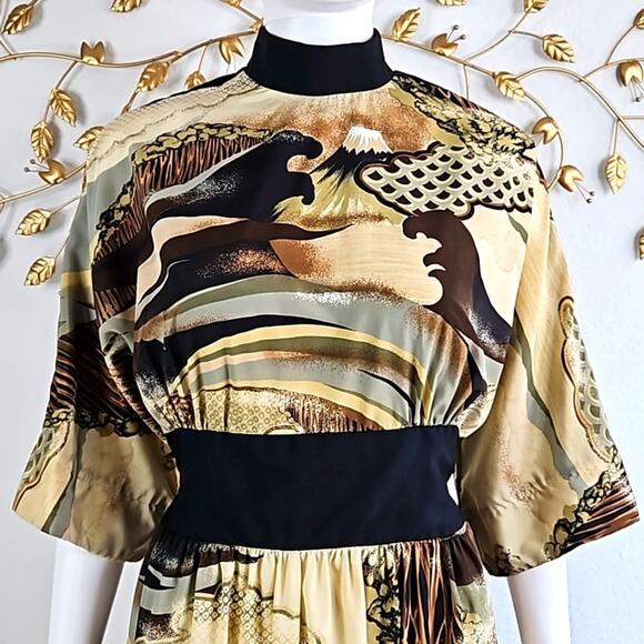 Vintage Robbie Bee Island Inspired Maxi Dress Size 11/12 - Picture 6 of 10